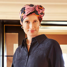 Laden Sie das Bild in den Galerie-Viewer, Beatrice Turban w. Ribbons von Christine Headwear Kopfbedeckung für Frauen mit Alopezie oder Chemo