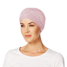 Laden Sie das Bild in den Galerie-Viewer, Christine Headwear Karma Turban Kopfbedeckung für Chemotherapie rose melange
