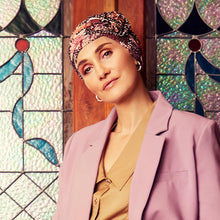 Laden Sie das Bild in den Galerie-Viewer, Lotus Turban printed House of Christine Frauen mit Alopecia