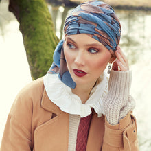 Laden Sie das Bild in den Galerie-Viewer, Beatrice Turban w. Ribbons von Christine Headwear Kopfbedeckung für Frauen mit Alopezie oder Chemo