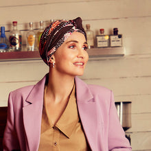 Laden Sie das Bild in den Galerie-Viewer, Beatrice Turban w. Ribbons House of Christine Chemo Mütze