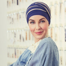 Laden Sie das Bild in den Galerie-Viewer, Shanti Turban Christine Headwear Kopfbedeckung bei Alopezie oder Chemotherapie