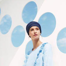 Laden Sie das Bild in den Galerie-Viewer, Zoya V Turban Christine Headwear Sommer Turban bei Chemotherapie und Alopezie