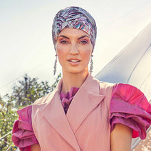 Laden Sie das Bild in den Galerie-Viewer, Sapphire Boho Turban Set Christine Headwear Kopfbedeckung für Damen mit Alopecia und Chemo