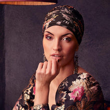 Laden Sie das Bild in den Galerie-Viewer, Sapphire Boho Turban House of Christine Kopfbedeckung Chemotherapie