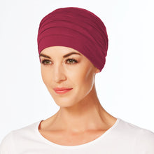 Laden Sie das Bild in den Galerie-Viewer, Yoga Turban Christine Headwear Chemo Mütze für Damen mit Alopecia