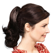 Laden Sie das Bild in den Galerie-Viewer, Haarteil Zopf Pferdeschwanz mit Spange für Haarverlängerung
