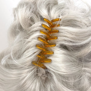 Haarteil mit Haarspange, gewelltes Haar Extensions 60R