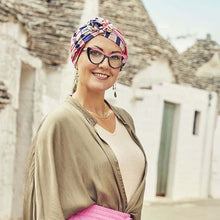 Laden Sie das Bild in den Galerie-Viewer, Lotus Turban by House of Christine für Alopezie und Chemotherapie