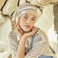 Laden Sie das Bild in den Galerie-Viewer, Turban für Haarausfall bei Chemotherapie oder Alopecia House of Christine Headwear