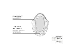 Laden Sie das Bild in den Galerie-Viewer, Eros Haarsystem⁺ Echthaar auf Doppel-Mono⁺