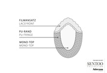 Laden Sie das Bild in den Galerie-Viewer, Seth Haarsystem⁺ Echthaar auf Monofilament mit PU-Rand