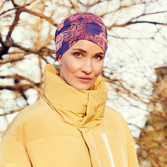 Yoga Turban - gemustert