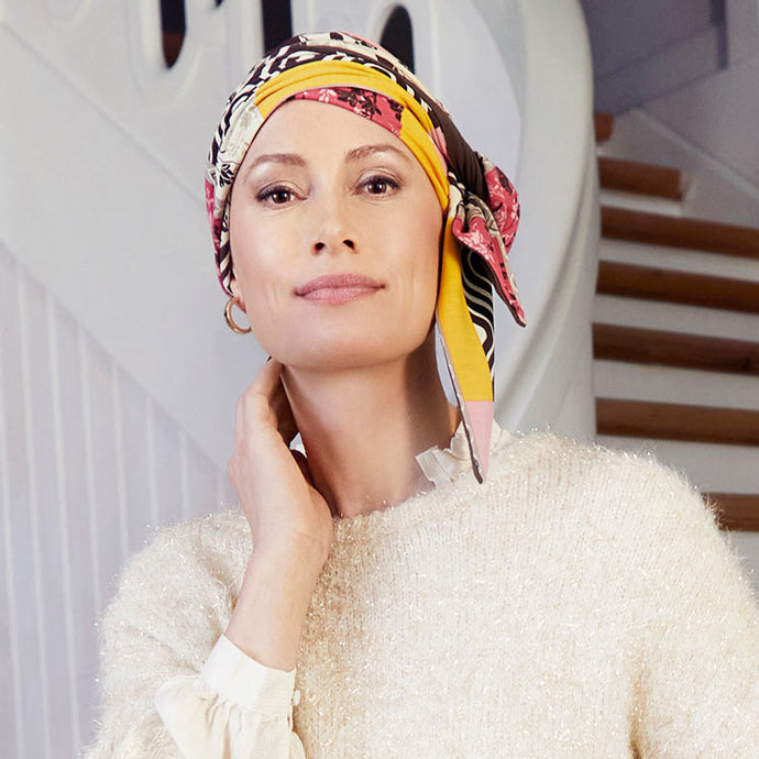 Beatrice Turban w. Ribbons von Christine Headwear Kopfbedeckung für Frauen mit Alopezie oder Chemo
