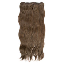 Laden Sie das Bild in den Galerie-Viewer, Echthaar Clip-In Extensions in mittlerem braun
