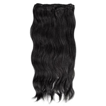 Laden Sie das Bild in den Galerie-Viewer, Echthaar Clip-In Extensions in schwarz
