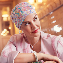 Laden Sie das Bild in den Galerie-Viewer, Yoga weicher Turban für Frauen mit Haarausfall aufgrund von Alopecia oder Chemotherapie
