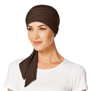 Christine Headwear Mantra Scarf als Chemo Mütze und bei Alopecia
