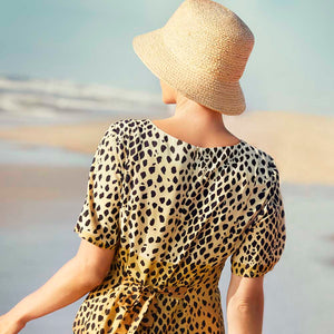 Strohhut von Christine Headwear als Kopfbedeckung für den Sommer mit Chemotherapie