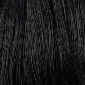 Haarteil gelocktes Haar mit Haargummi für Dutt und Hochsteckfrisuren 1BR