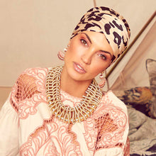 Laden Sie das Bild in den Galerie-Viewer, Sapphire Boho Turban Set Christine Headwear Kopfbedeckung für Damen mit Alopecia und Chemo
