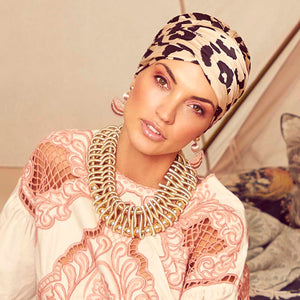 Sapphire Boho Turban Set Christine Headwear Kopfbedeckung für Damen mit Alopecia und Chemo
