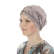 Laden Sie das Bild in den Galerie-Viewer, Turban Kopfbedeckung für Chemo und Alopezie
