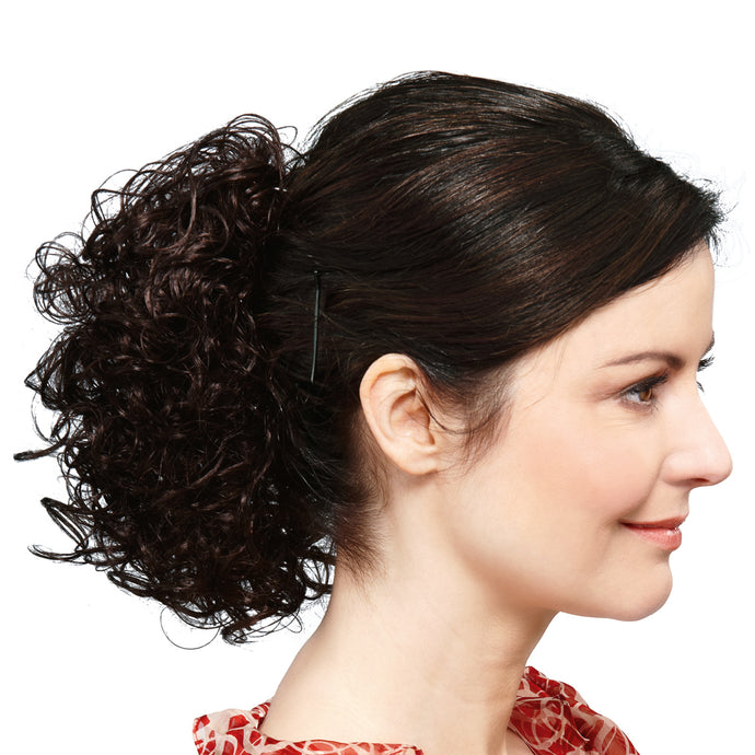 Haarteil lockiger Zopf mit Greifspange Haarverlängerung